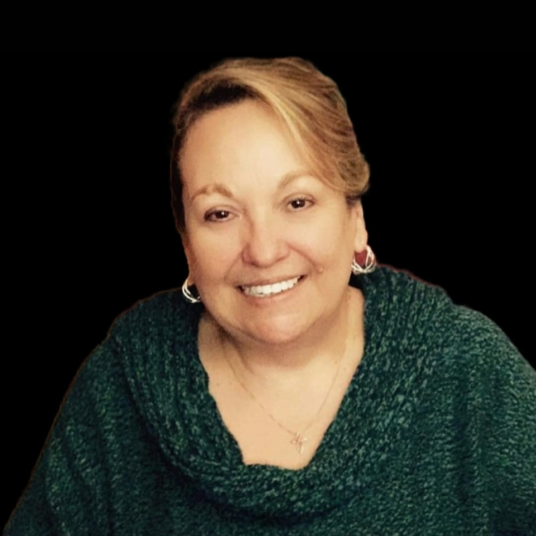A warm, smiling profile picture of the author, Katherine Jimenez